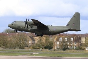 Tactical triumph: The C-130J Hercules is the RAF’s main tactical transport aircraft and will remain in service until 2035.