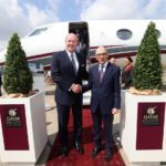Qatar Airways group chief executive, Akbar Al Baker unveiled the new Gulfstream G700 during the first day of the Paris Airshow.