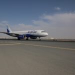 IndiGo is the first airline to operate from the newly constructed fourth runway 11L-29R, at the Indira Gandhi International Airport.