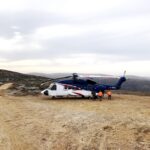 Two new Sikorsky S-92A helicopters operated by Bristow Group Helicopters delivered to the Mount Pleasant Complex (MPC) in the Falklands