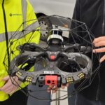 A close up image of a Sellafield Ltd. drone