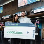 Aer Lingus welcomed its two millionth Tranatlantic passenger