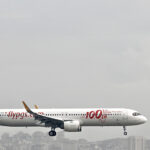 Pegasus Airlines has taken delivery of its 100th aircraft, named to celebrate the100th anniversary of the Republic of Türkiye.