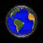 Earth orbit satellites schematic